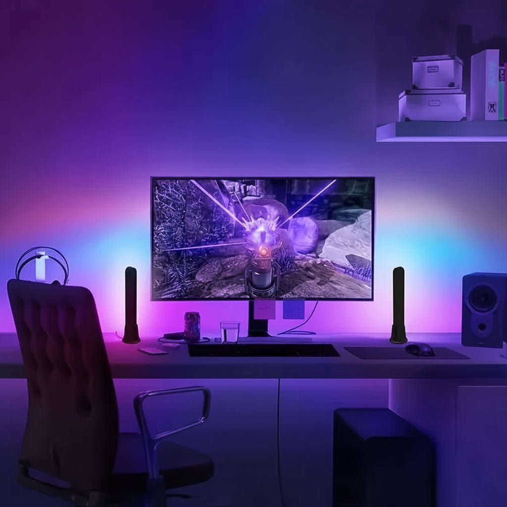 AURADESK – USB RGB light strip with multiple color modes