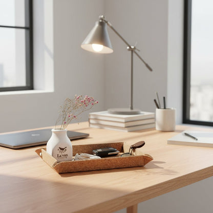 LUXSTOW – Leather Tray for Surfaces at Home and Office