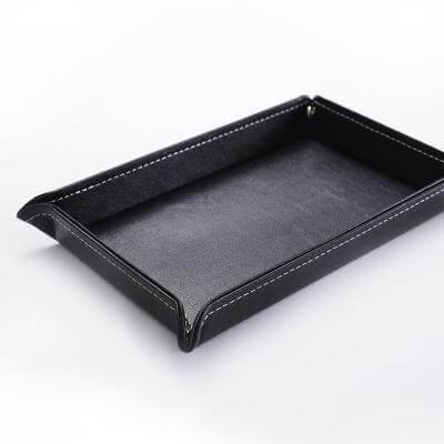 LUXSTOW – Leather Tray for Surfaces at Home and Office