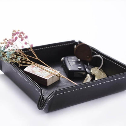 LUXSTOW – Leather Tray for Surfaces at Home and Office
