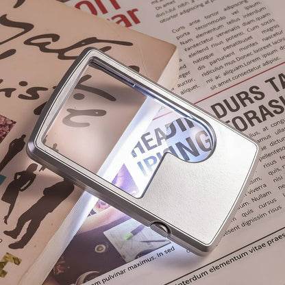 MINISICHT – LED Pocket Magnifier with 3x / 6x Magnification for Precise Details