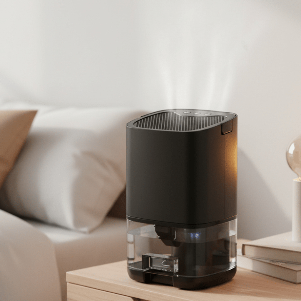 DRYLUME – Compact Portable Dehumidifier with Colored Ambient Light