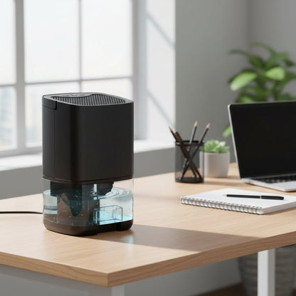 DRYLUME – Compact Portable Dehumidifier with Colored Ambient Light