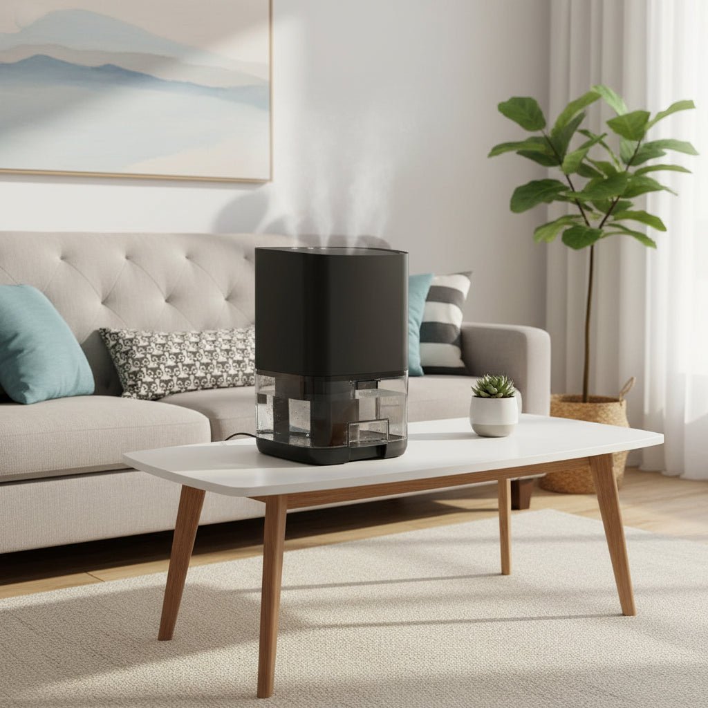 DRYLUME – Compact Portable Dehumidifier with Colored Ambient Light