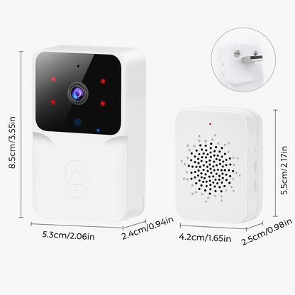 VISIOLIVE – Wireless Video Doorbell with HD Night Vision & Live Two-Way Audio