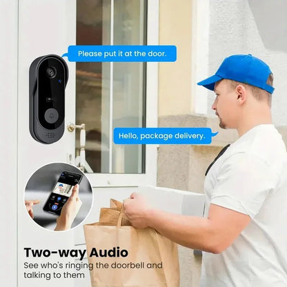 SECUBELL – Wireless, smart video doorbell with motion sensor