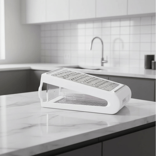 GRIND FORCE – Double-sided stainless steel grater for effortless kitchen preparation