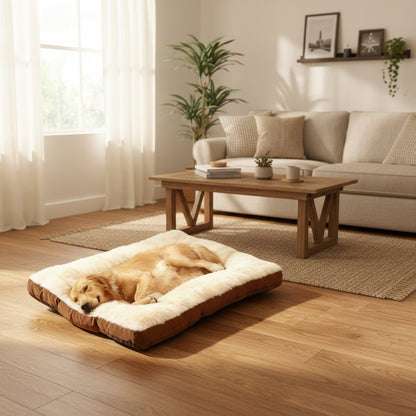 CLOUDPAW – Soft dog bed with supportive foam and cotton cover