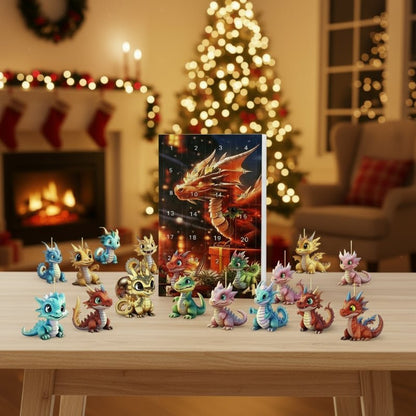 MYTHICALXMAS – 24-Day Dragon Advent Calendar with Cute Charms