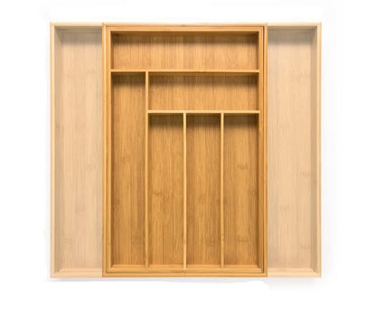 WOOD ONE-PIECE – Adjustable, eco-friendly drawer organizer
