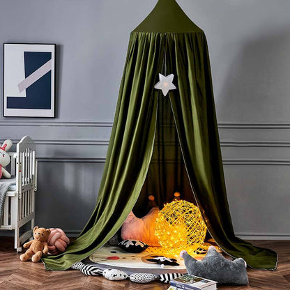 MOONVEIL – Elegant polyester canopy for a calm children's room