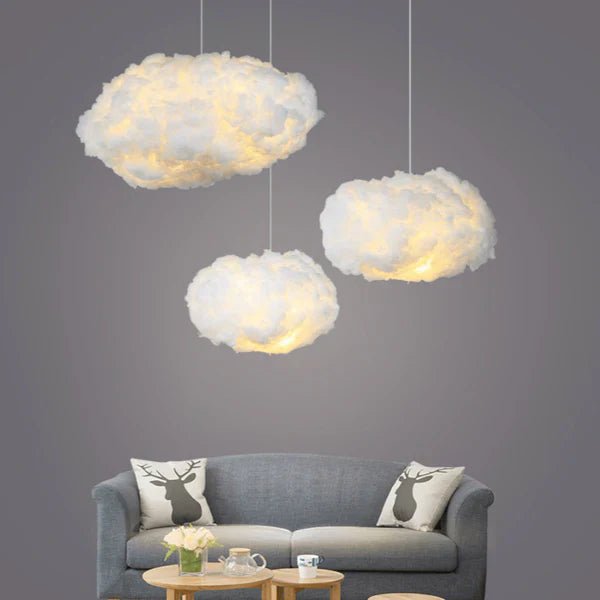 CLOUDGLOW – Fluffy Cloud Ceiling Lamp for a Dreamlike Atmosphere