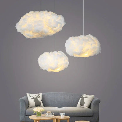 CLOUDGLOW – Fluffy Cloud Ceiling Lamp for a Dreamlike Atmosphere