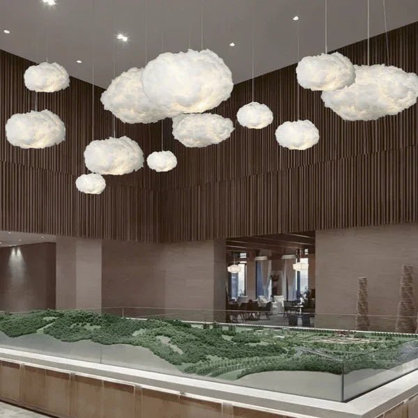 CLOUDGLOW – Fluffy Cloud Ceiling Lamp for a Dreamlike Atmosphere