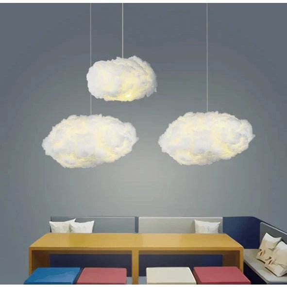 CLOUDGLOW – Fluffy Cloud Ceiling Lamp for a Dreamlike Atmosphere