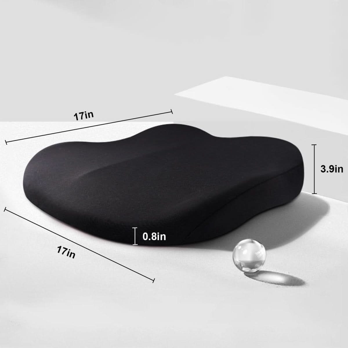 VIEWBOOST – Ergonomic Car Seat Cushion for Better Visibility and Comfort