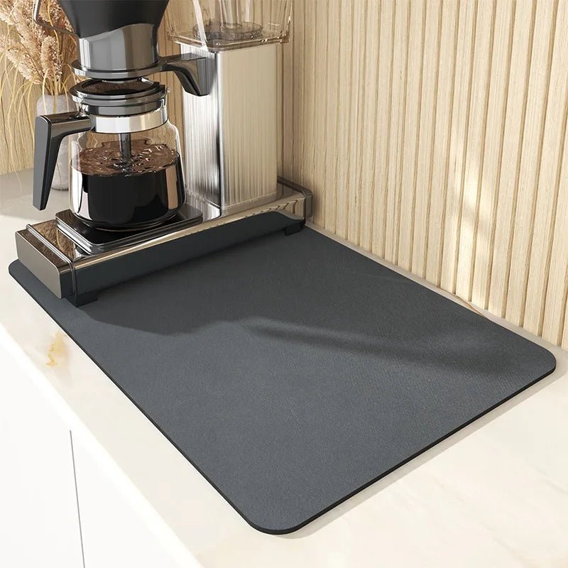 PUREDRY – Diatomaceous Kitchen Drip Mat with Ultra-Fast Water Absorption