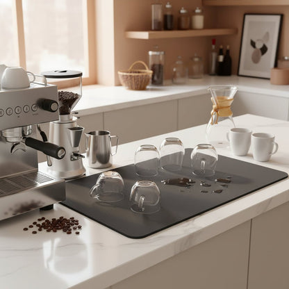 PUREDRY – Diatomaceous Kitchen Drip Mat with Ultra-Fast Water Absorption