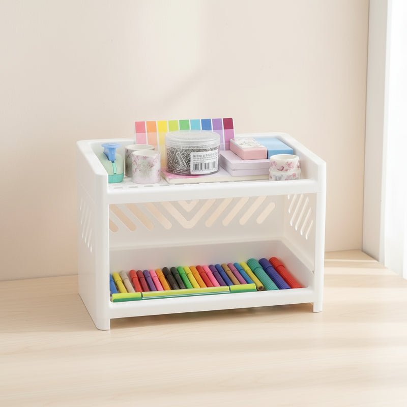 TWINHOLD – Double Storage Shelf for Kitchen, Bathroom & Desk