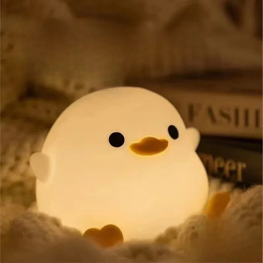 COZYDUCK – Cute Silicone Duck Lamp with Soft LED Night Light