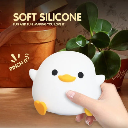 COZYDUCK – Cute Silicone Duck Lamp with Soft LED Night Light
