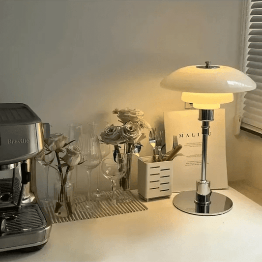 Danish Design Table Lamp - Scandinavian table lamp with dimmable LED light
