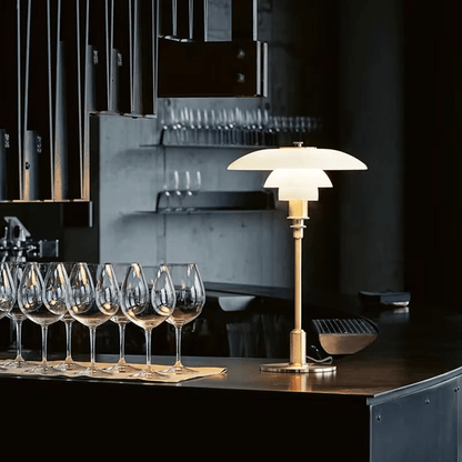 Danish Design Table Lamp - Scandinavian table lamp with dimmable LED light