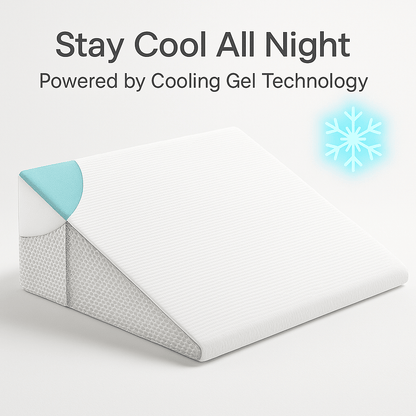 Deluxe Wedge Pillow – Incline Wedge Cushion for Comfort & Support