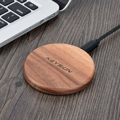 EARTHWATT – Sustainable Qi Fast Charger made of Bamboo with Overheat Protection