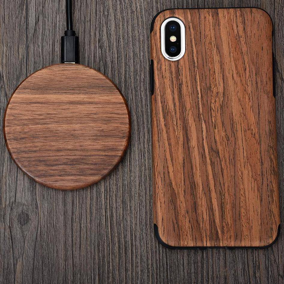 EARTHWATT – Sustainable Qi Fast Charger made of Bamboo with Overheat Protection