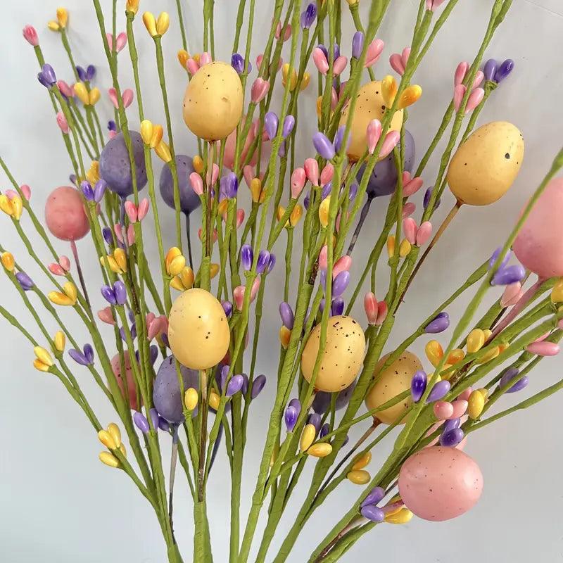 SPRINGNEST – Colorful Easter Egg Bunch Stems for Spring Decoration