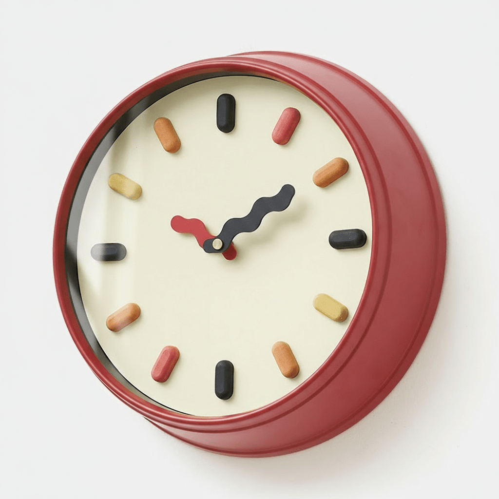 NORDIMOVE – 3D wall clock with environmentally friendly design and precise, silent movement
