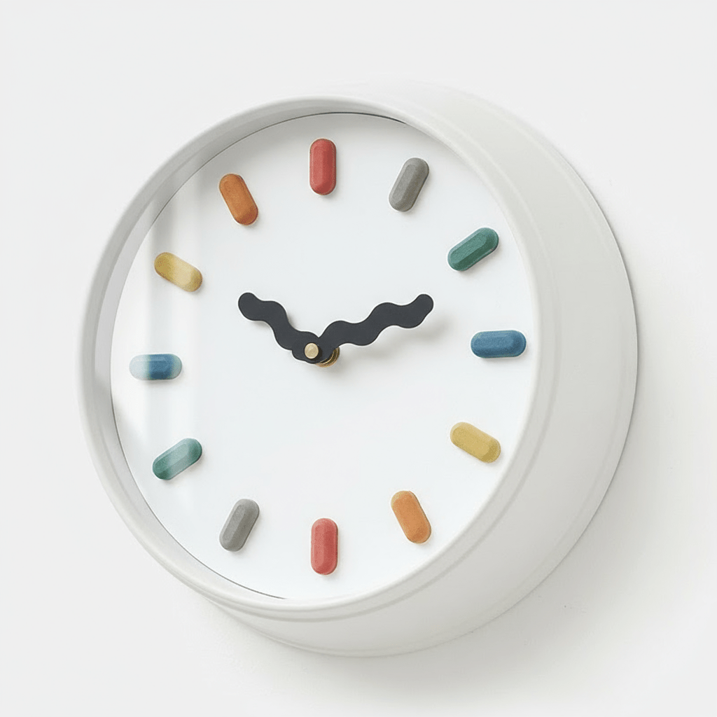 NORDIMOVE – 3D wall clock with environmentally friendly design and precise, silent movement