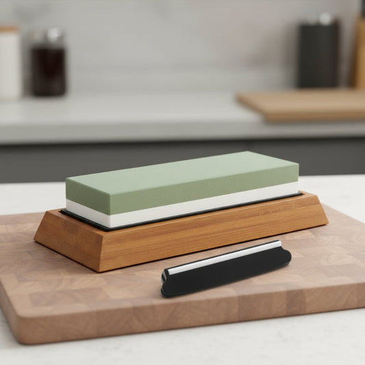 CUTMASTER – 360° Knife Sharpening System with Diamond Whetstone