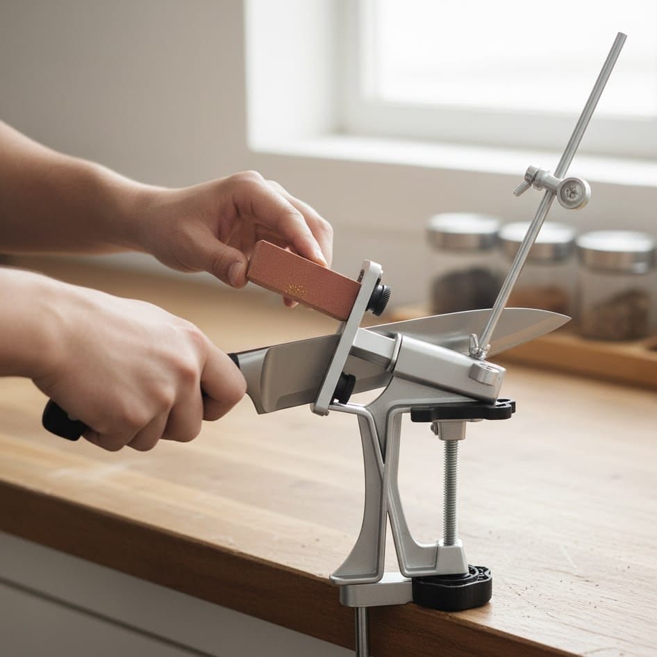 SHARPMAX – Professional Knife Sharpening System with Diamond Grinding Stones