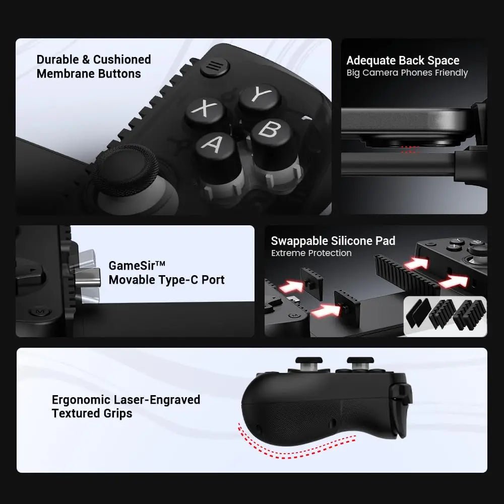 LITEFORCE – Lightweight X5 Mobile Controller with Hall Stick & Ergonomic Fit