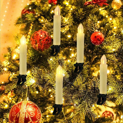 HOLIFLAME – Flameless Christmas Candle Set with Gentle LED Glow