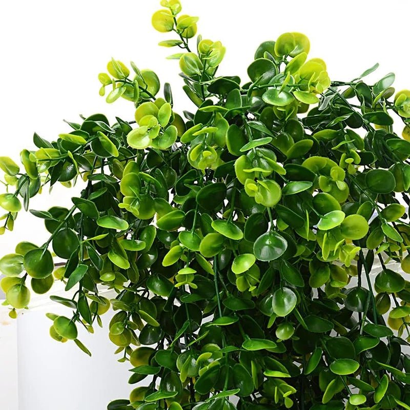 LEAFLINE – Artificial Hanging Eucalyptus Green Plants UV-Resistant for Indoor Decoration