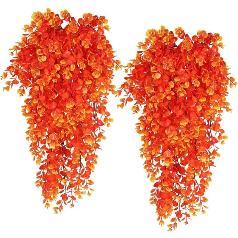 LEAFLINE – Artificial Hanging Eucalyptus Green Plants UV-Resistant for Indoor Decoration