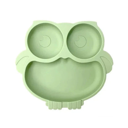 NATURBISS PLATE – Environmentally Friendly Silicone Suction Plate with Cartoon Design (BPA-Free)