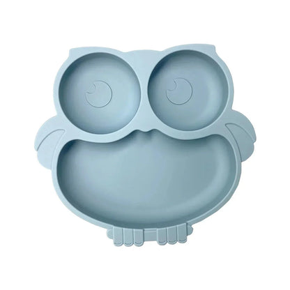 NATURBISS PLATE – Environmentally Friendly Silicone Suction Plate with Cartoon Design (BPA-Free)