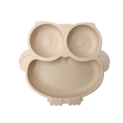 NATURBISS PLATE – Environmentally Friendly Silicone Suction Plate with Cartoon Design (BPA-Free)