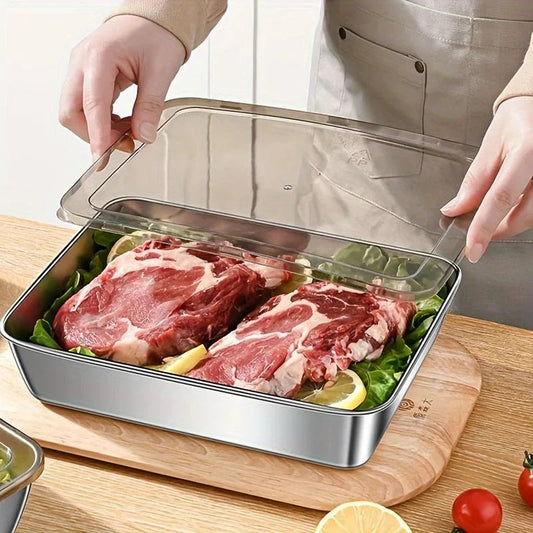 STEELFRESH – stainless steel lunchbox with seal for freshness & taste