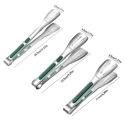 HandyTongs – Non-slip stainless steel tongs for meat, salad & bread