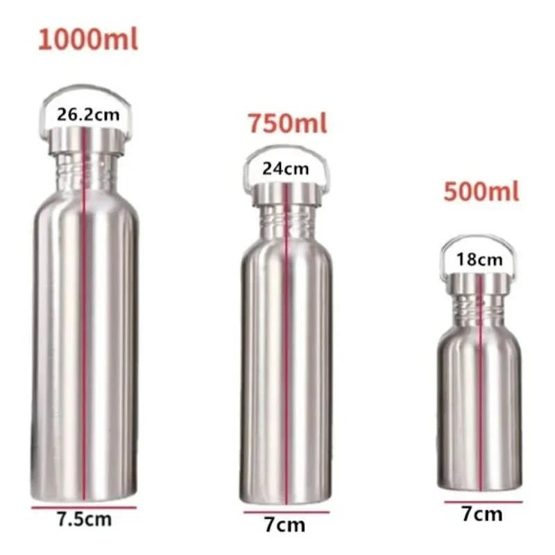 SteelFlow Stainless Steel Water Bottle 1000ml – Durable, Lightweight & Versatile for Sports and Outdoor Activities