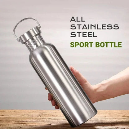 SteelFlow Stainless Steel Water Bottle 1000ml – Durable, Lightweight & Versatile for Sports and Outdoor Activities