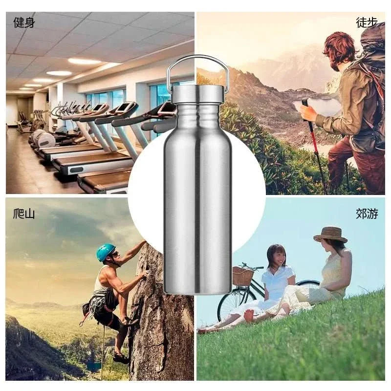 SteelFlow Stainless Steel Water Bottle 1000ml – Durable, Lightweight & Versatile for Sports and Outdoor Activities