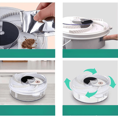 ECO CATCHER – Quiet, Environmentally Friendly Fly Catcher for Kitchen, Living Room & Garden