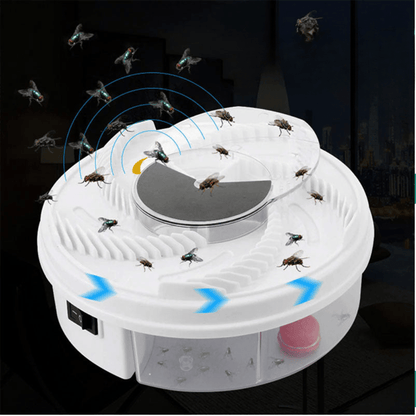 ECO CATCHER – Quiet, Environmentally Friendly Fly Catcher for Kitchen, Living Room & Garden