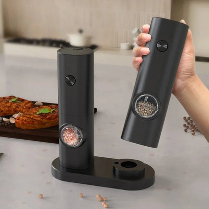 SPICE DUO – Electric Salt and Pepper Grinder Set with Adjustable Grind Setting
